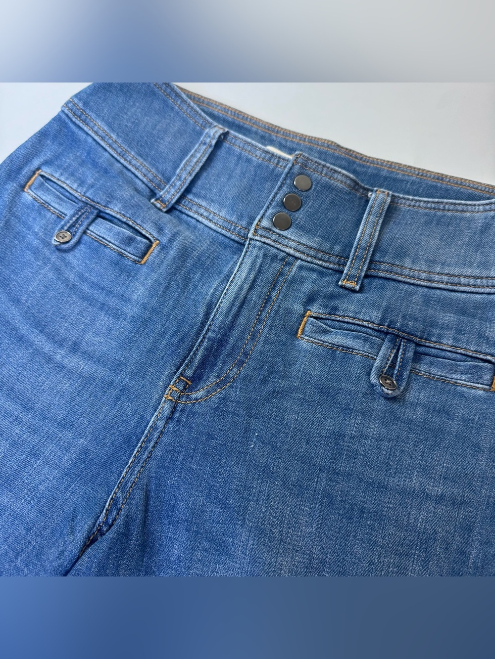 Anthropologie Pilcro Wide Leg Crop Trouser Jeans Women’s 28 - Picture 4 of 8